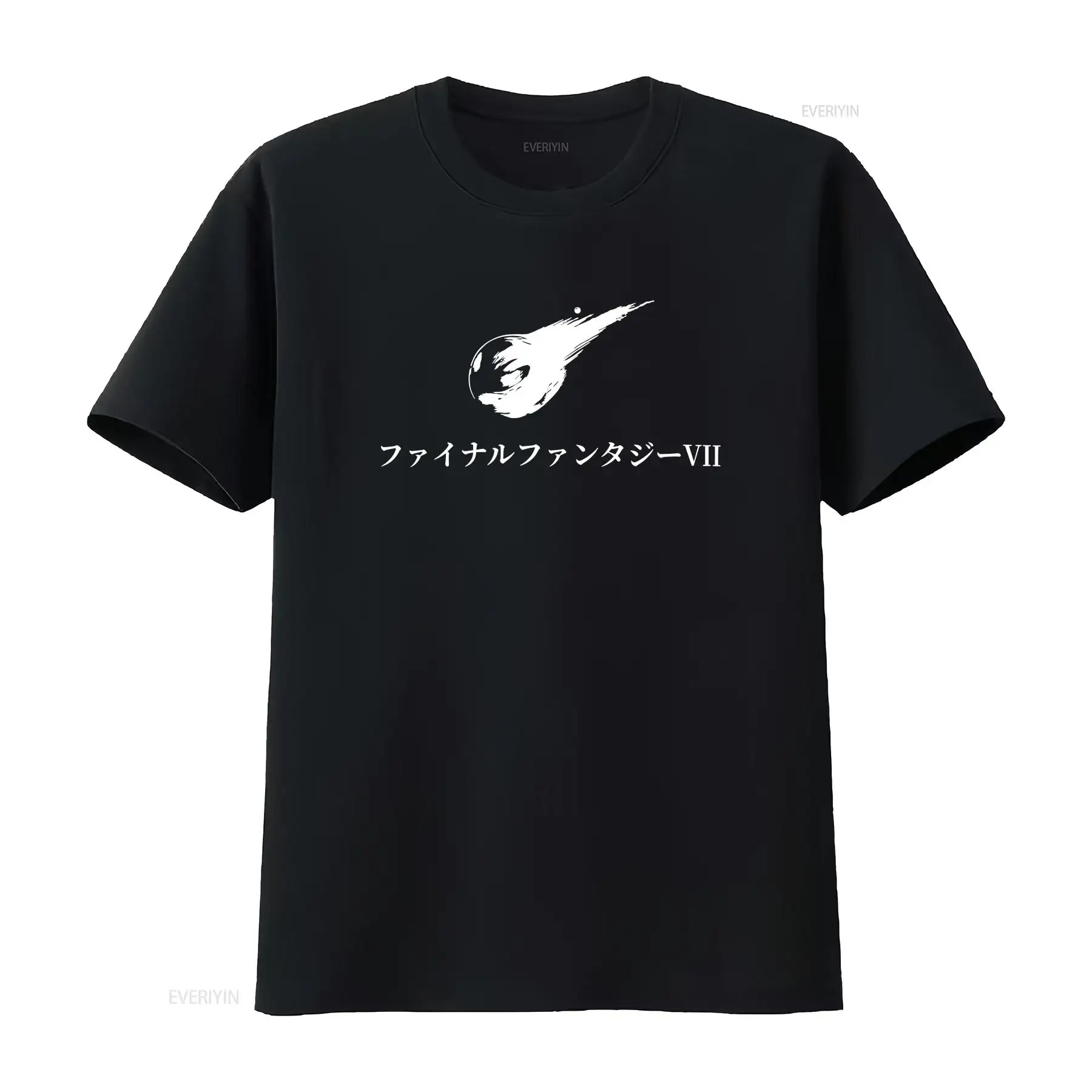 Vintage Fashion Jersey - เสื้อยืด FF7 JP หลายสี สไตล์วินเทจ ล้างสีแล้ว