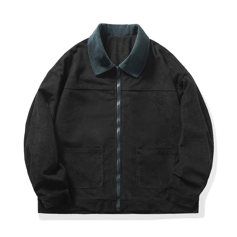 Vintage Windbreaker Nylon - แจ็คเก็ตบอมเบอร์สไตล์วินเทจอเมริกัน ปี 2026 สำหรับผู้ชาย เสื้อแจ็คเก็ตกันลมแบบมีซิป เสื้อโค้ทหลวมๆ