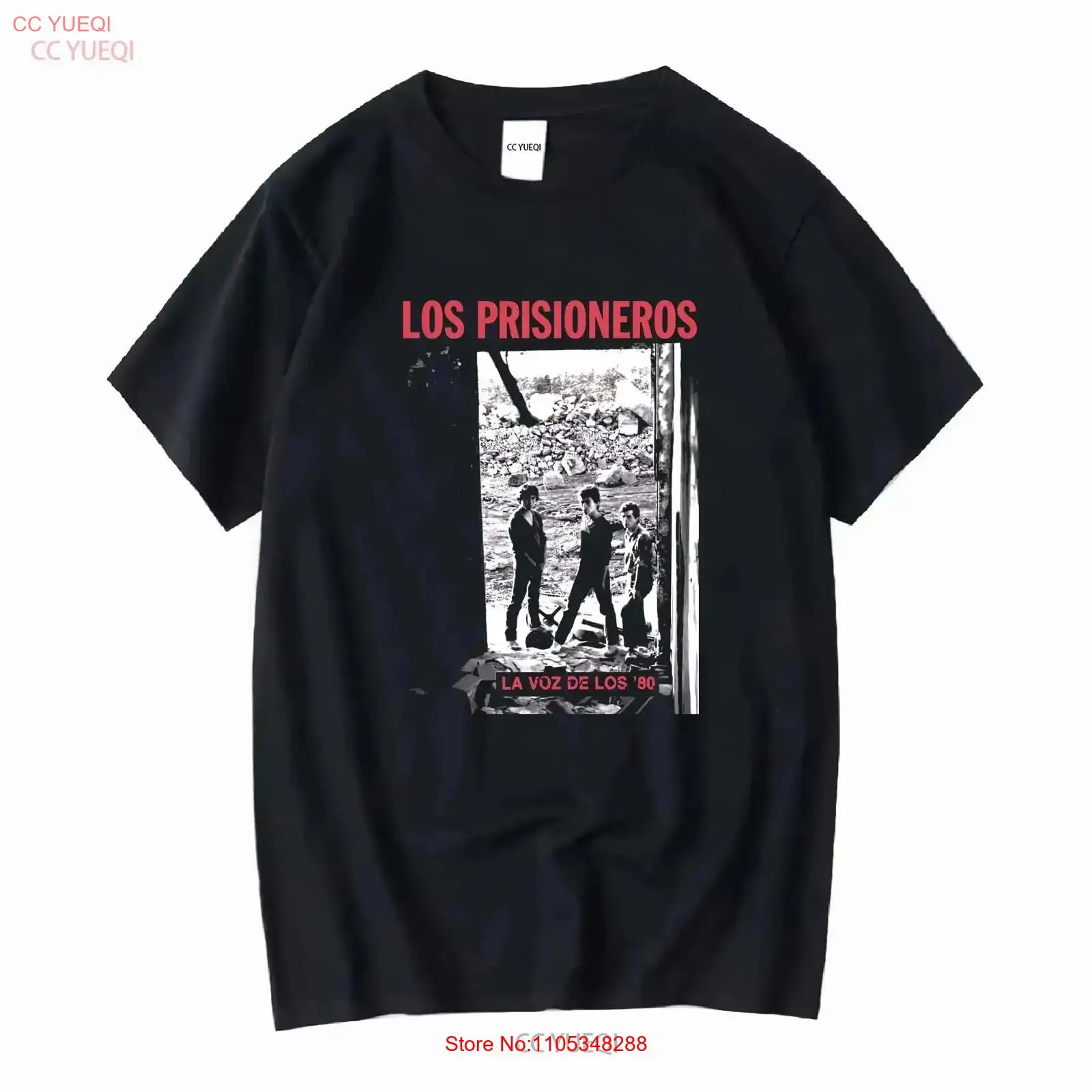 Vintage Fashion Jersey - เสื้อยืด Los Prisioneros LA Voz Se