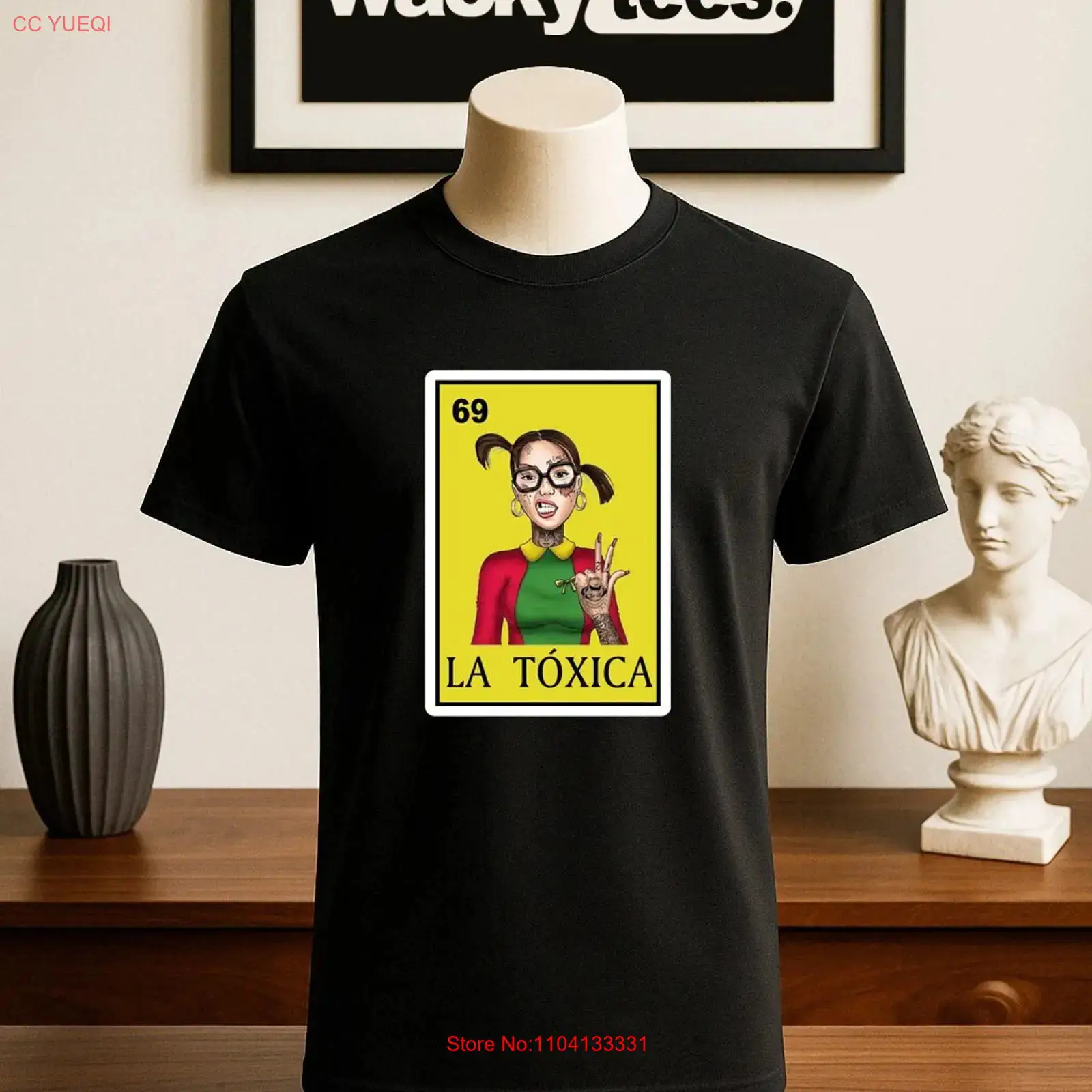 Vintage Fashion La - เสื้อยืด La Toxica Chilindrina Loteria Mexican
