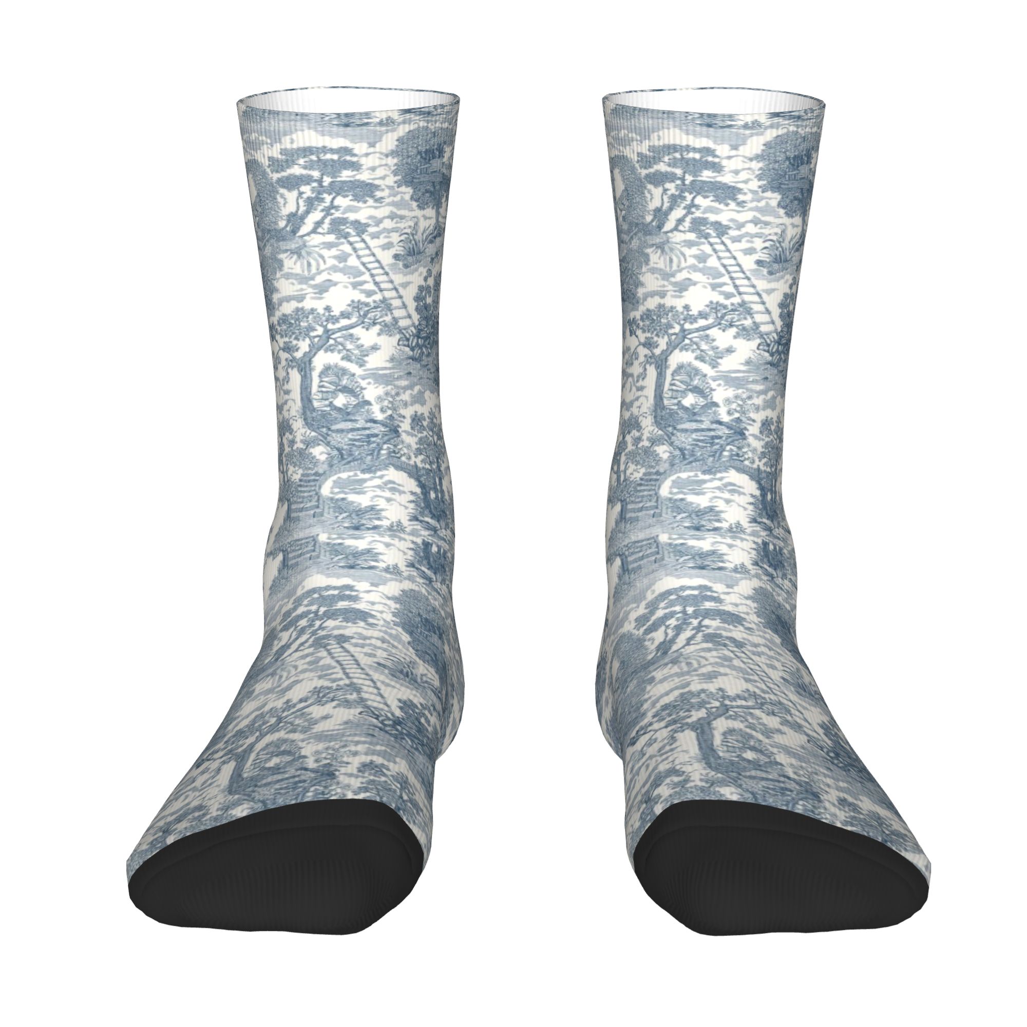 ถุงเท้าแฟชั่นวินเทจลาย Toile D - Vintage Fashion Dresses บทวิจารณ์และราคา