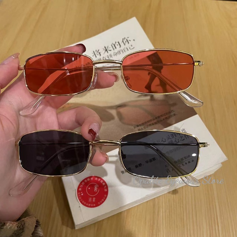 แว่นกันแดดทรงสี่เหลี่ยมเล็กสไต - Vintage Fashion Enthusiasts บทวิจารณ์และราคา