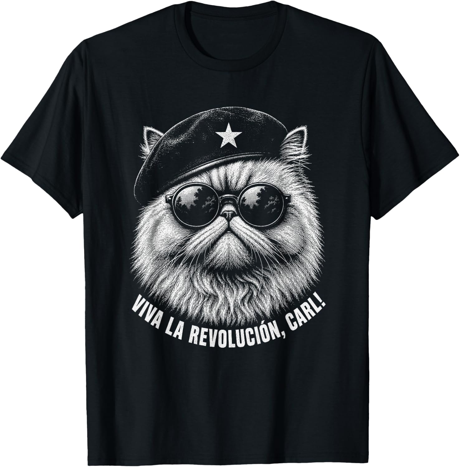 เสื้อยืดผู้ชายลายแมวตลก Viva L - Vintage Fashion La บทวิจารณ์และราคา