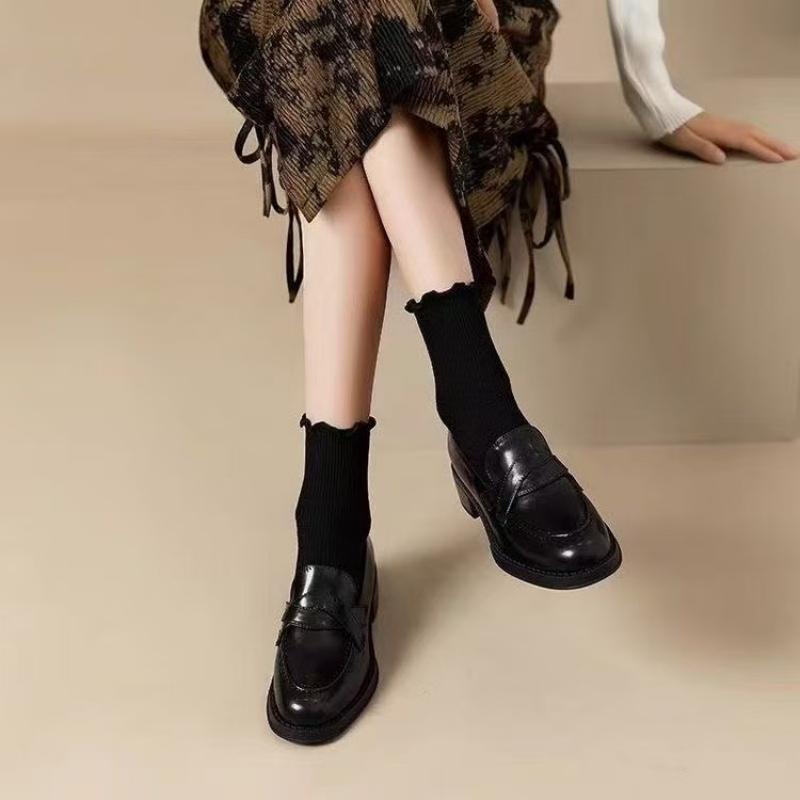 รองเท้าโลฟเฟอร์ผู้หญิง สไตล์วิ - Vintage Fashion Dresses บทวิจารณ์และราคา