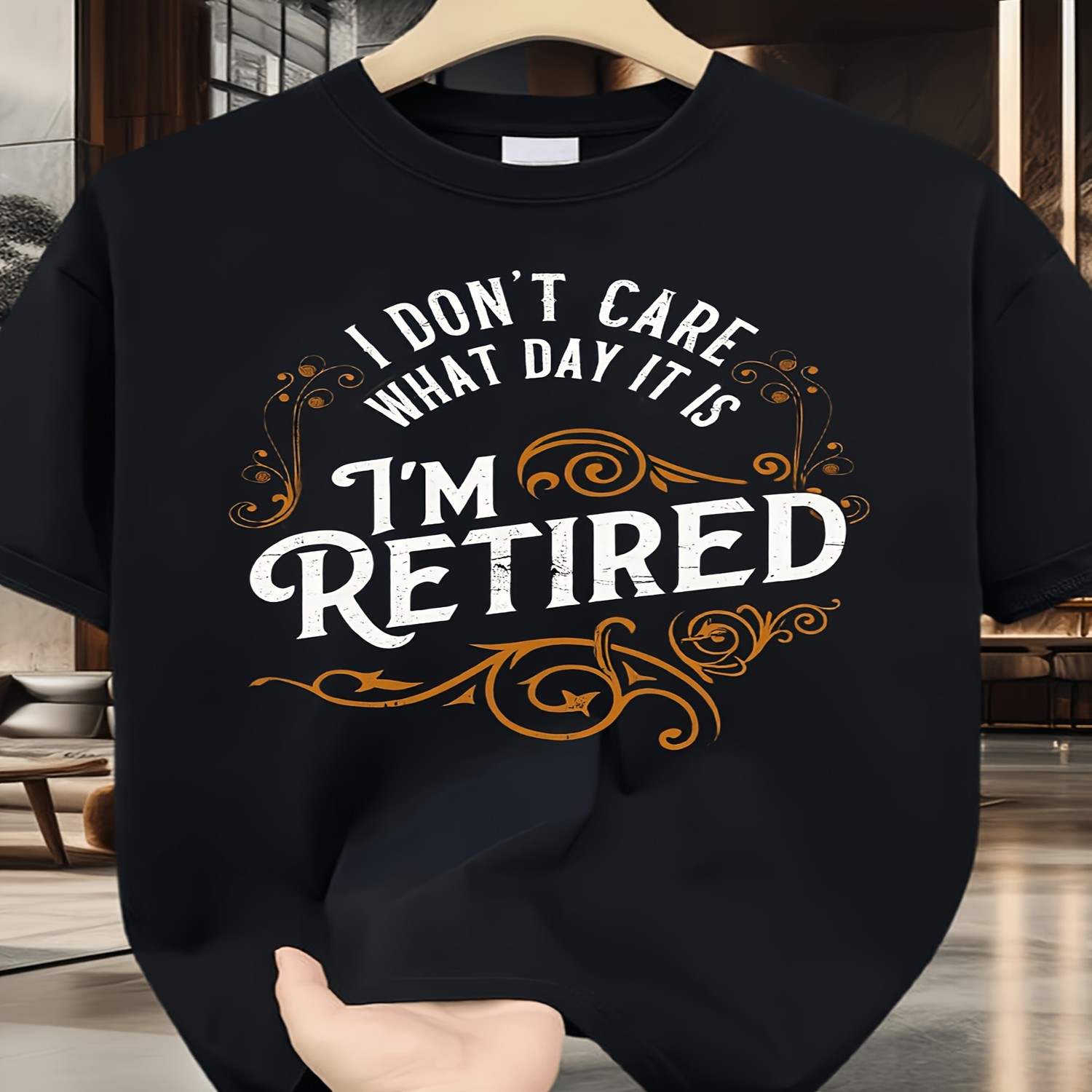 เสื้อยืดผู้ชายไซส์ใหญ่รุ่นใหม่ - Vintage Fashion Quotes บทวิจารณ์และราคา