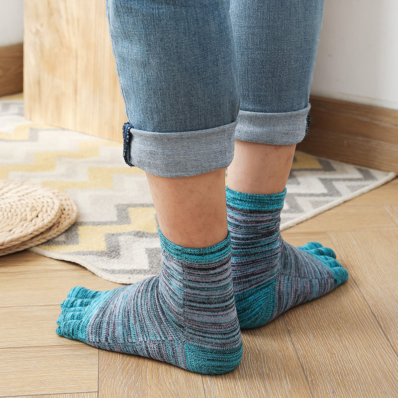 1/5 คู่ Man สีสัน Toe Happy ถุ - Vintage Fashion Enthusiasts บทวิจารณ์และราคา