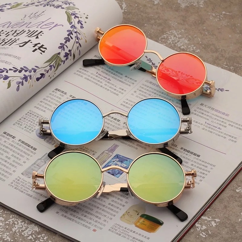 แว่นกันแดดสไตล์สตีมพังค์โลหะให - Vintage Fashion Enthusiasts บทวิจารณ์และราคา